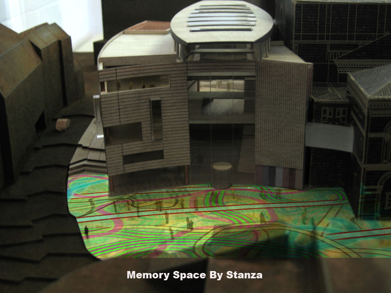 Memory Space  by Stanza . Tracking people in Public space. Artwork Bt Stanza