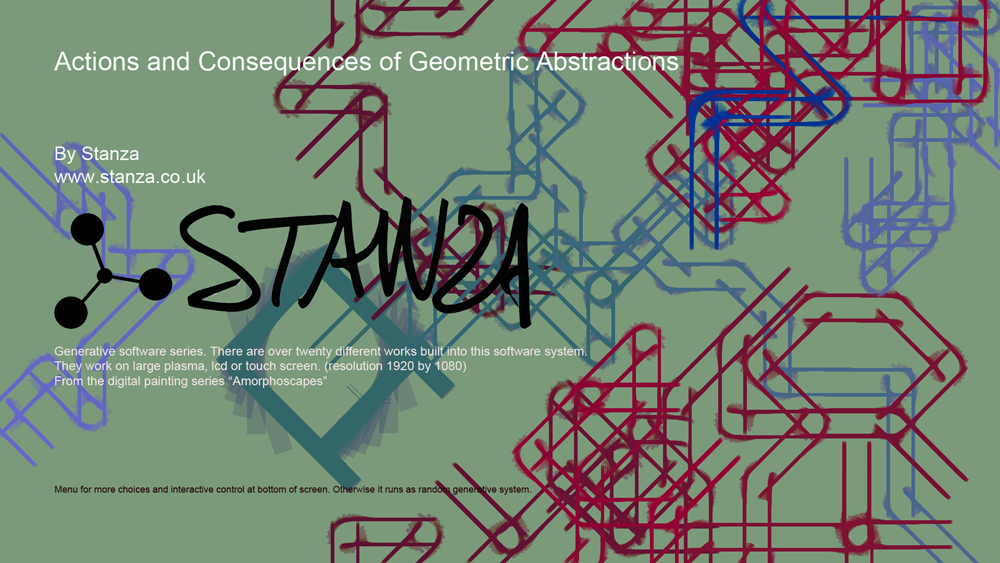 Title. Actions And Conseqeunces Of Geometric Abstractions by stanza 