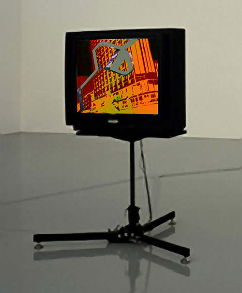 stanza ,  video art installation