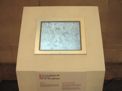 Stanza touchscreen editioned artwork 2003