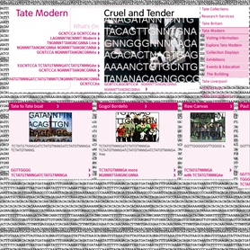 Virtual Virus. Cloned DNA websites. Infected with Stanza's DNA sequence. 2003 