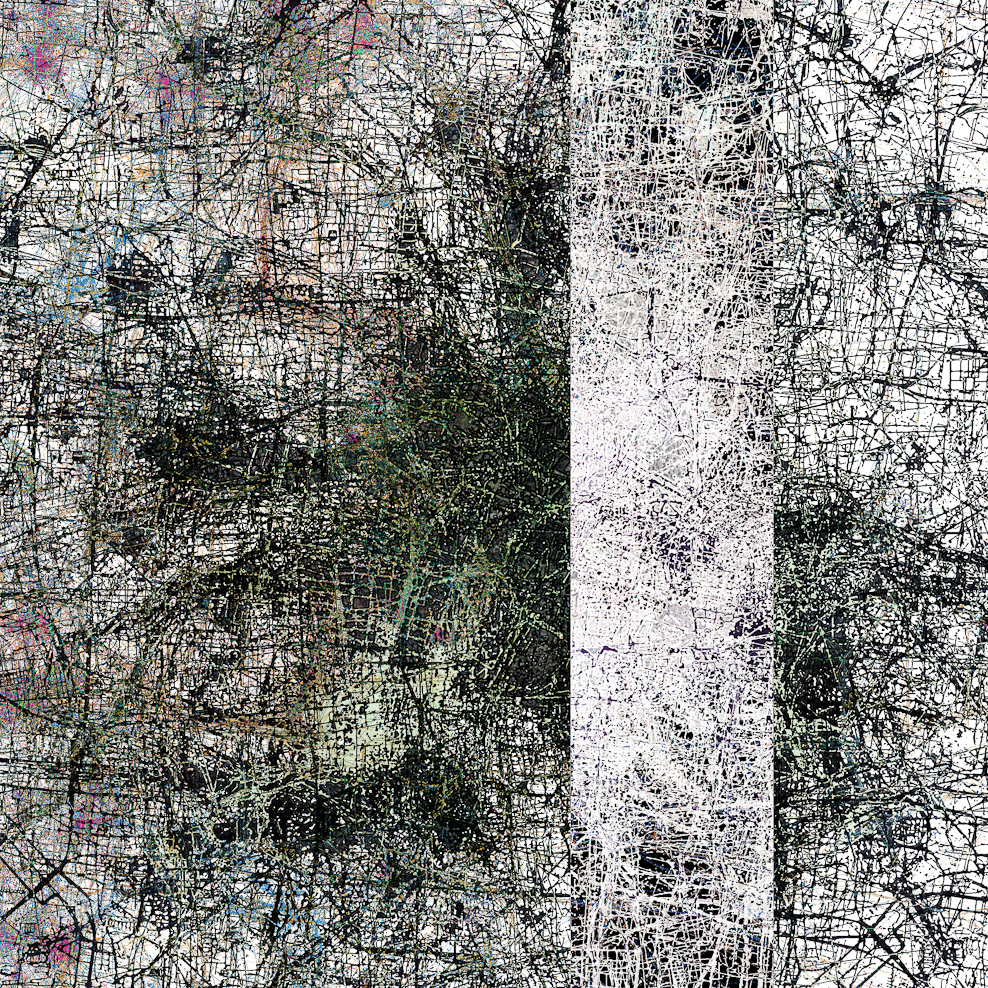 Steve Tanza. Stanza, artist , maps , data, painting, Art, city, maps, TSSK, urba, coded city, canvas maps , constucted cities, smart city, internet of things, metropolis, 