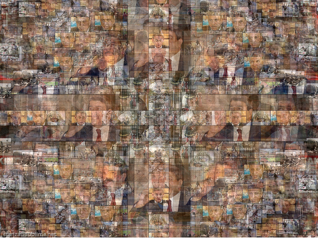 My Time Is Your Time . Artwork made with networkded Information Size 120 cm by 90 cm. Signed By Stanza 