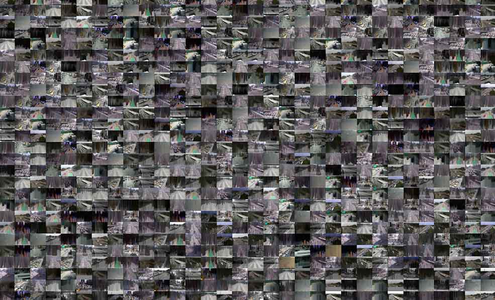Stanza webcam artwork 2001. Surveillance based artwork.