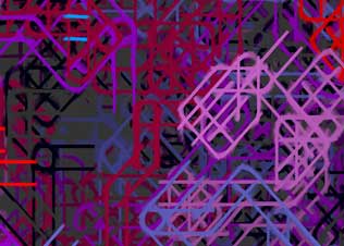 Aesthetic code based generative artwork series by Stanza.